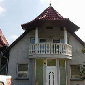 Íves műkő korlát