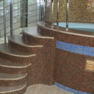 Yellow Golden gránit lépcső