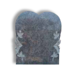 Faragott szív sírkőemlék