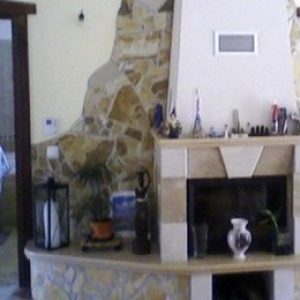 Terméskő mészkő kandalló