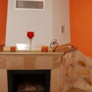 Terméskő műkő kandalló