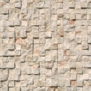 White sprengelt mészkő mozaik