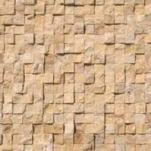 Yellow sprengelt mészkő mozaik (2)