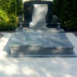 Crystal Grey gránit síremlék