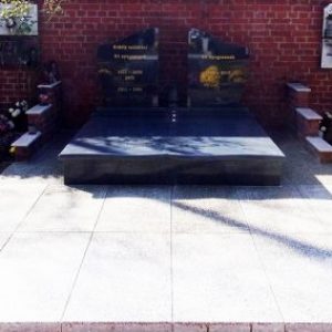 Crystal Grey gránit síremlék