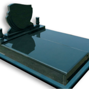 Szint eltolt fedlap rózsás síremlék