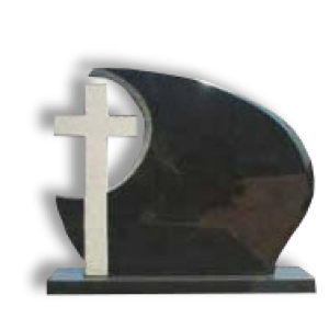 Íves keresztes sírkőemlék